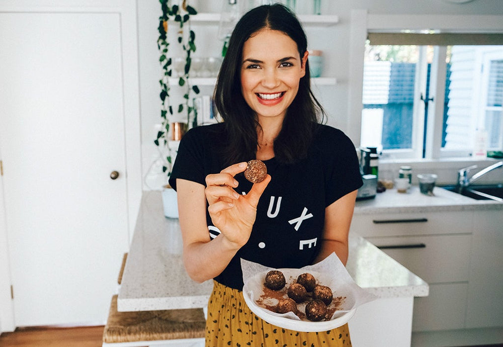 Chocolate Protein Bliss Ball By Renee Brown.